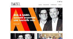 Desktop Screenshot of agencebabel.com